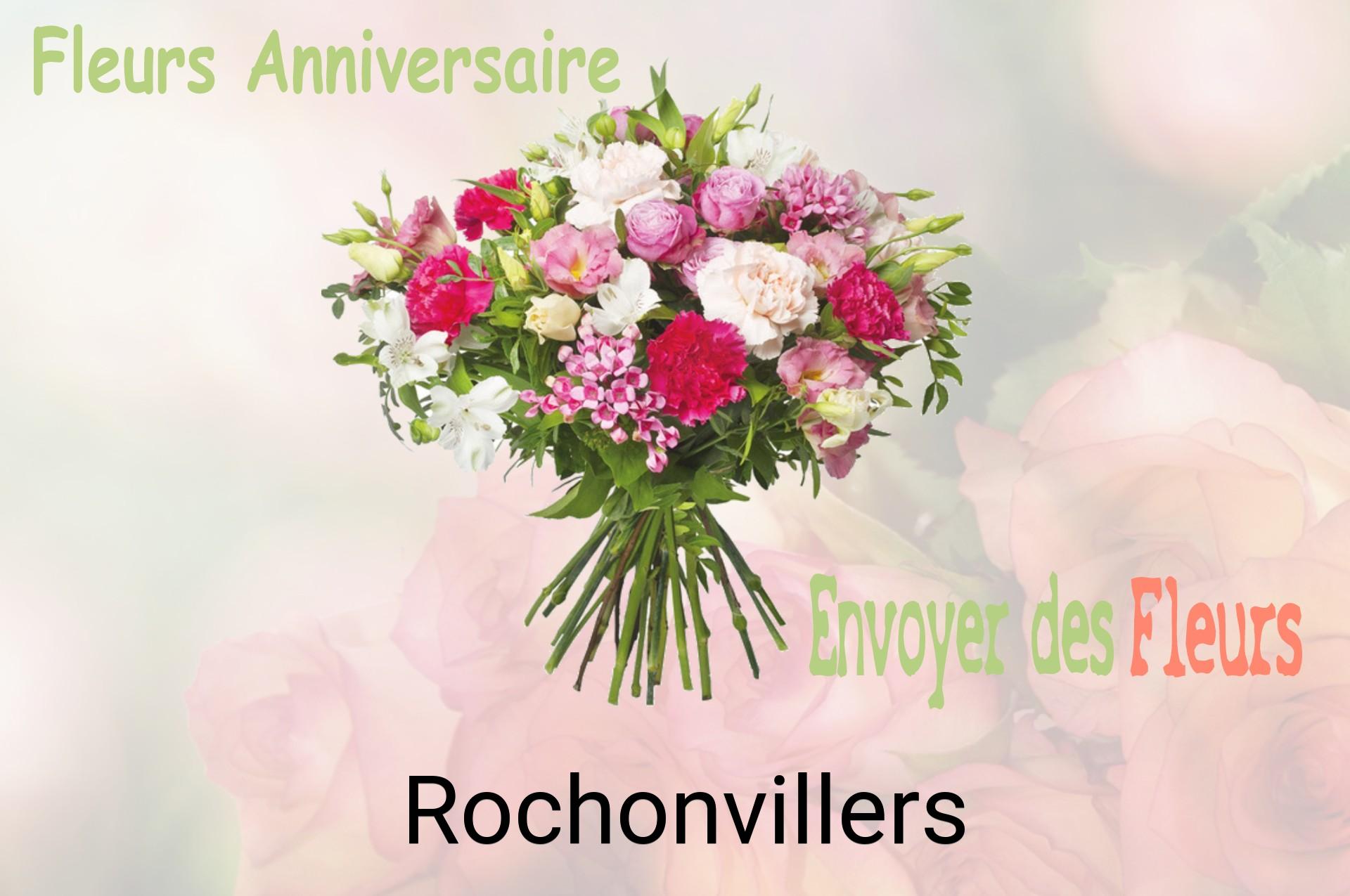 Bouquet de fleurs d’anniversaire livré à Rochonvillers