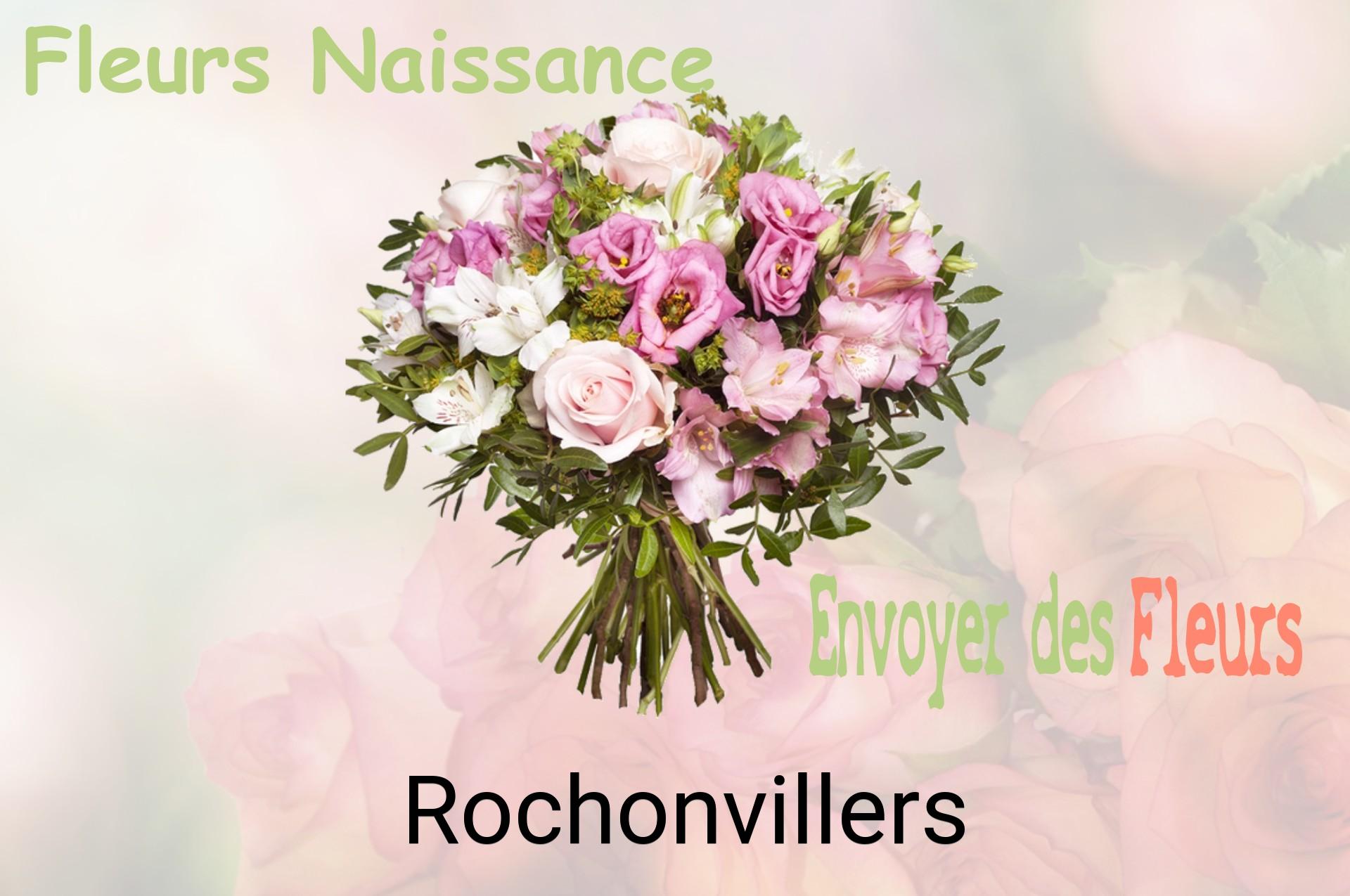 Bouquet de fleurs de naissance livré à Rochonvillers
